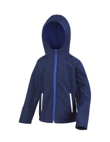 Kids TX Performance Hooded Softshell Jacket1