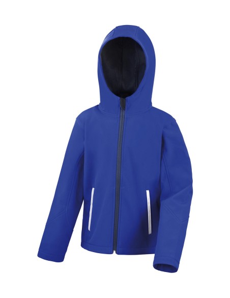Kids TX Performance Hooded Softshell Jacket3