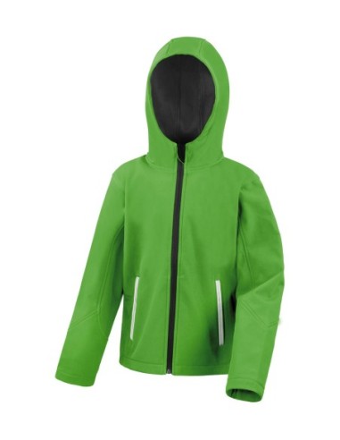 Kids TX Performance Hooded Softshell Jacket5