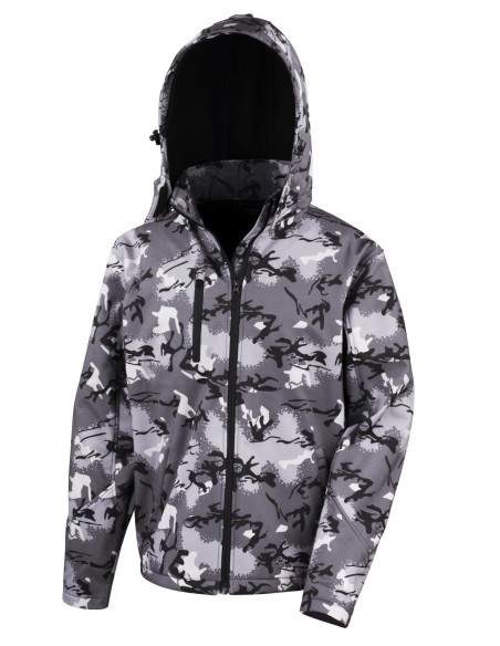 Camo TX Performance Hooded Softshell0
