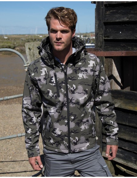 Camo TX Performance Hooded Softshell2