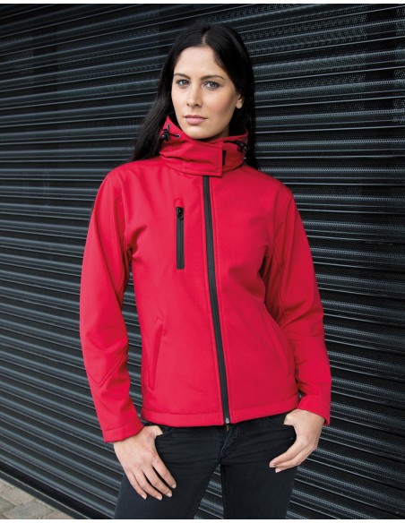 Ladies TX Performance Hooded Softshell Jacket4