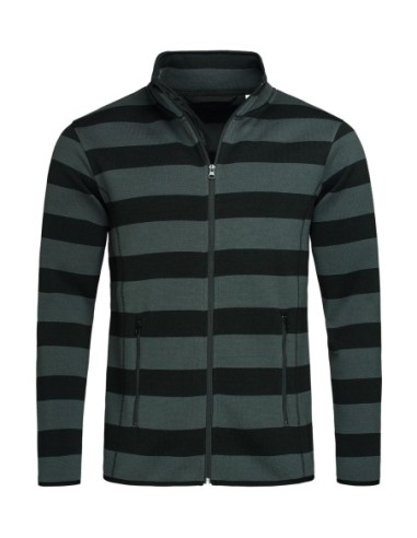 Striped Fleece Jacket0