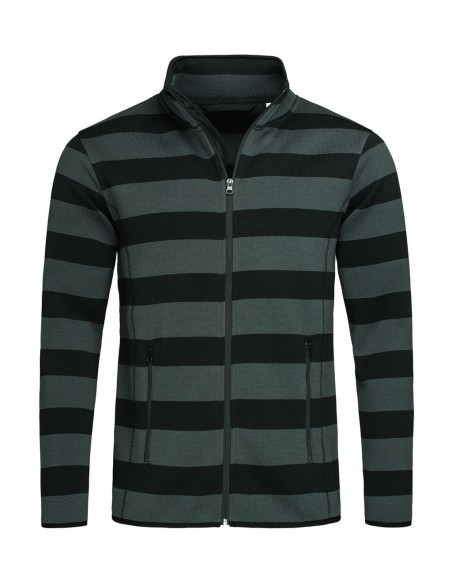 Striped Fleece Jacket0