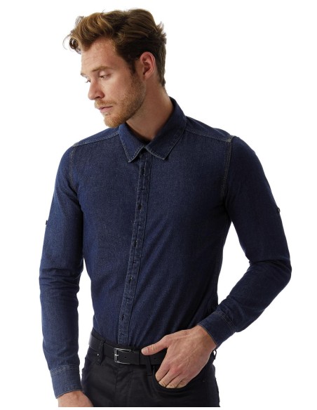 DNM Visionmen Denim Shirt LS1