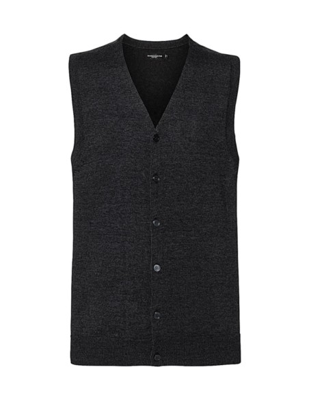 Mens V-Neck Sleeveless Knitted Cardigan1