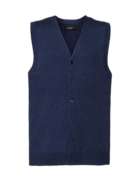 Mens V-Neck Sleeveless Knitted Cardigan3