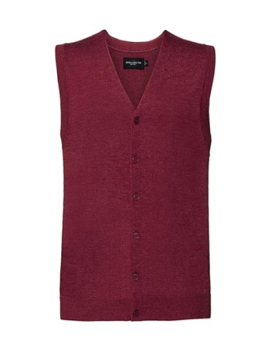 Mens V-Neck Sleeveless Knitted Cardigan4
