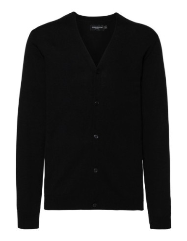 Mens V-Neck Knitted Cardigan0