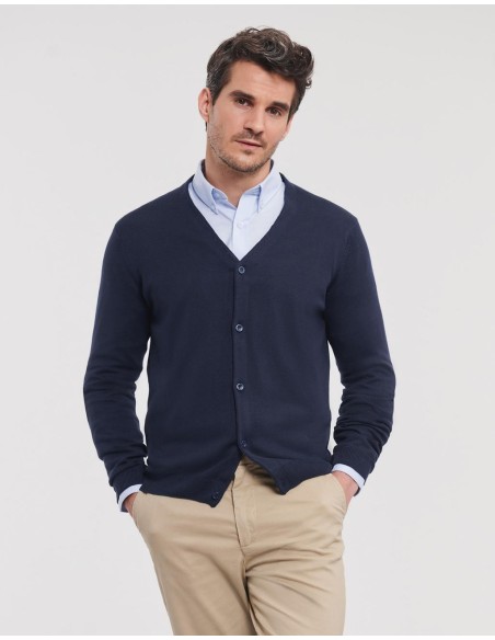 Mens V-Neck Knitted Cardigan5