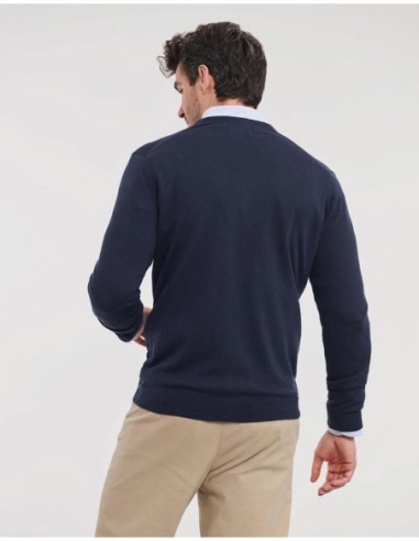 Mens V-Neck Knitted Cardigan7