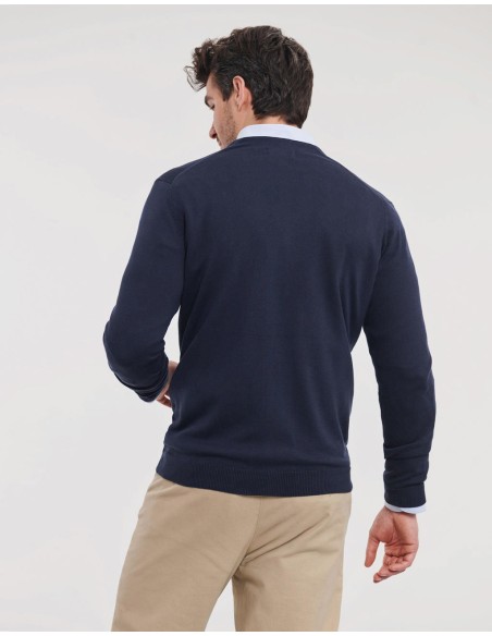 Mens V-Neck Knitted Cardigan7