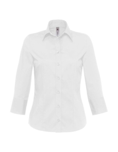 Milanowomen Popelin Shirt 34 sleeves0