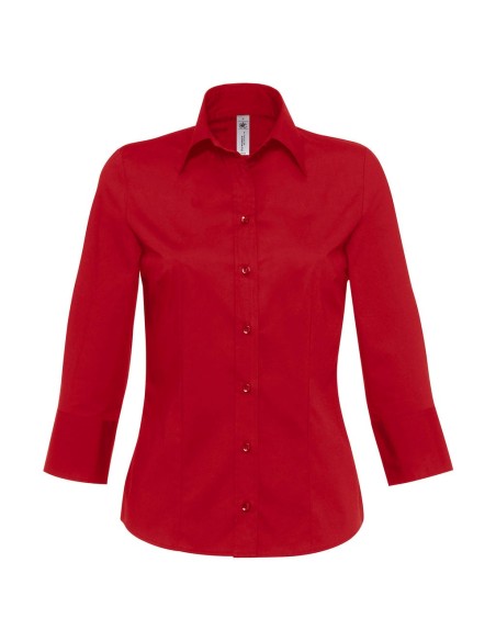 Milanowomen Popelin Shirt 34 sleeves2