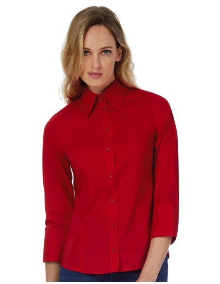 Milanowomen Popelin Shirt 34 sleeves3