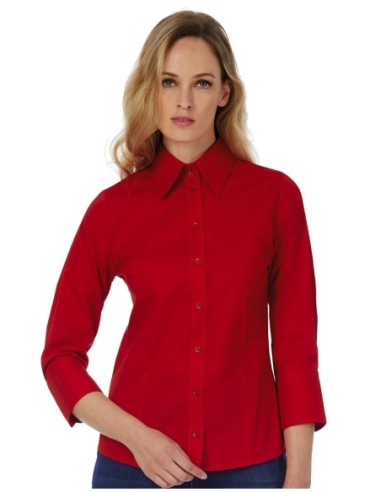 Milanowomen Popelin Shirt 34 sleeves4