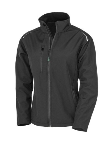 Womens Recycled 3-Layer Printable Softshell Jacket0