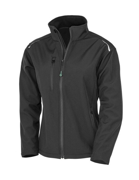 Womens Recycled 3-Layer Printable Softshell Jacket0