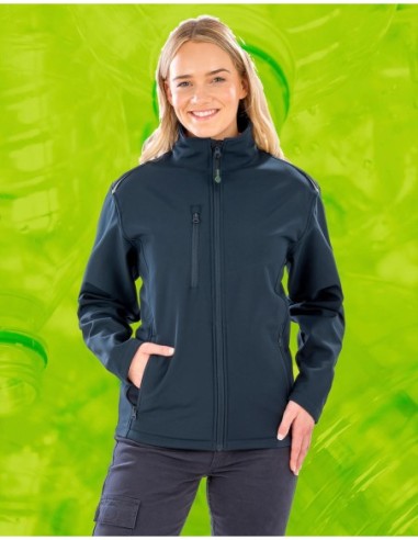 Womens Recycled 3-Layer Printable Softshell Jacket2