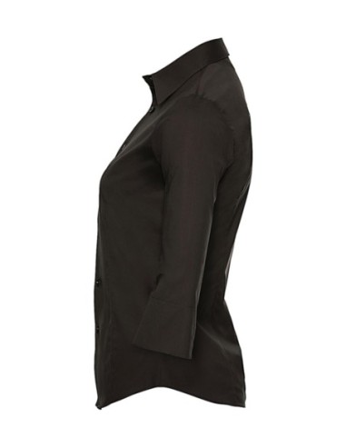 Ladies 34 Sleeve Easy Care Fitted Shirt7