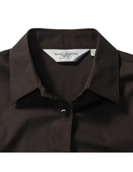 Ladies 34 Sleeve Easy Care Fitted Shirt9