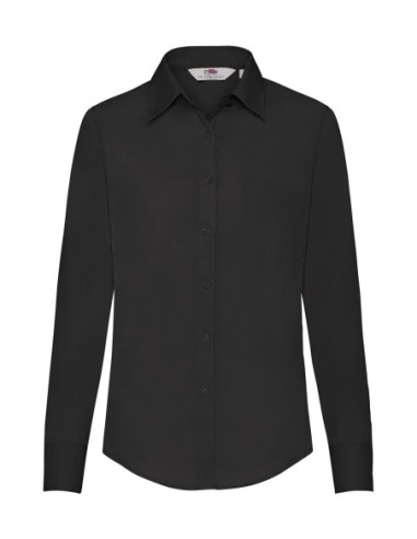 Ladies Poplin Shirt LS1