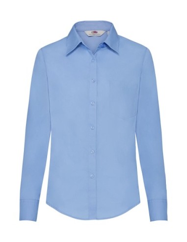 Ladies Poplin Shirt LS3