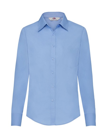Ladies Poplin Shirt LS3