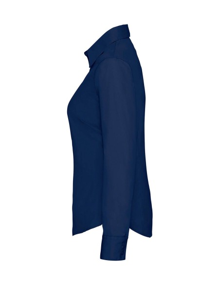 Ladies Poplin Shirt LS8