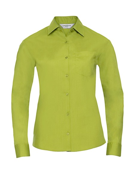 Ladies LS Poplin Shirt7