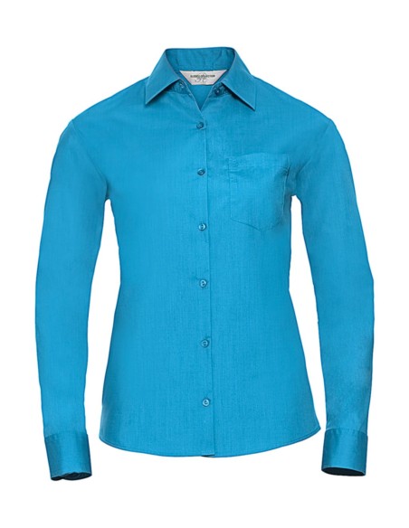 Ladies LS Poplin Shirt8