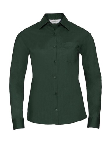 Ladies LS Poplin Shirt9