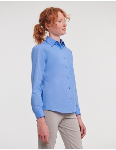 Ladies LS Poplin Shirt11