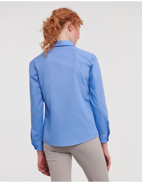 Ladies LS Poplin Shirt12