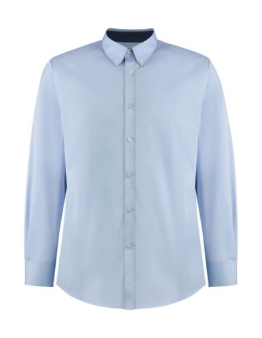 Tailored Fit Premium Contrast Oxford Shirt3