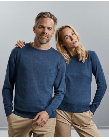 Ladies Crew Neck Knitted Pullover7
