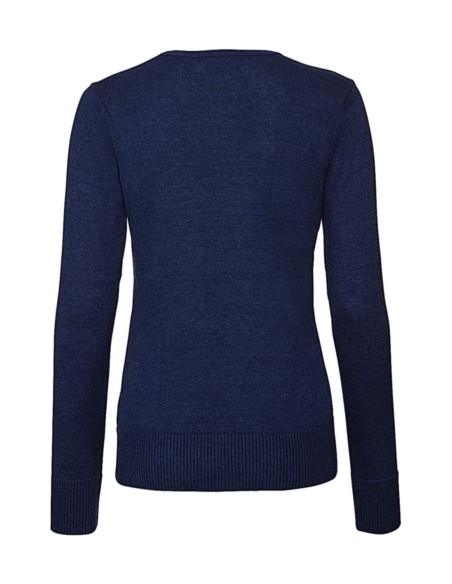 Ladies Crew Neck Knitted Pullover9
