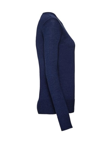 Ladies Crew Neck Knitted Pullover10