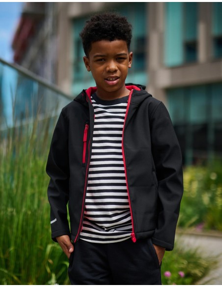 Junior Ablaze 3-Layer Hooded Softshell2