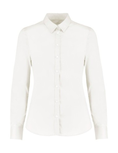Womens Tailored Fit Stretch Oxford Shirt LS0