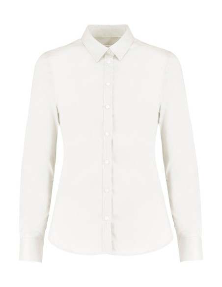 Womens Tailored Fit Stretch Oxford Shirt LS0