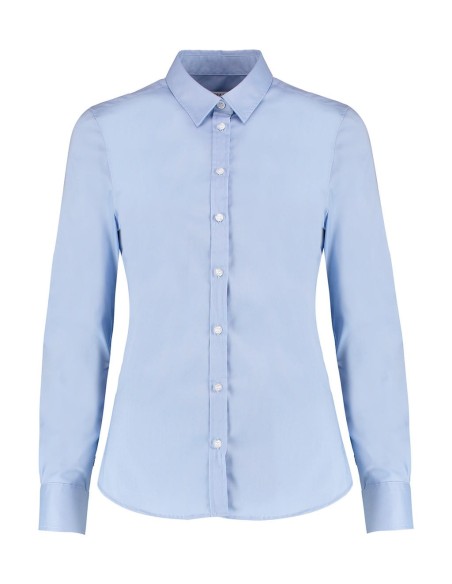 Womens Tailored Fit Stretch Oxford Shirt LS1