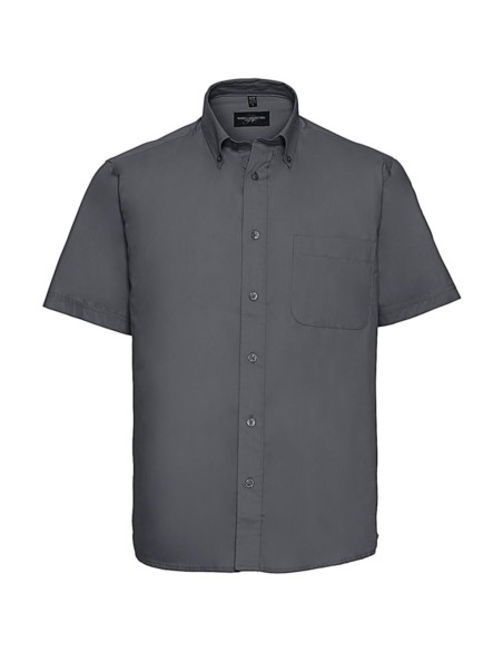 Short Sleeve Classic Twill Shirt1