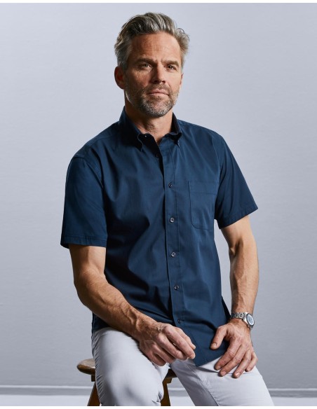 Short Sleeve Classic Twill Shirt3