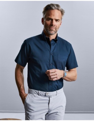 Short Sleeve Classic Twill Shirt4