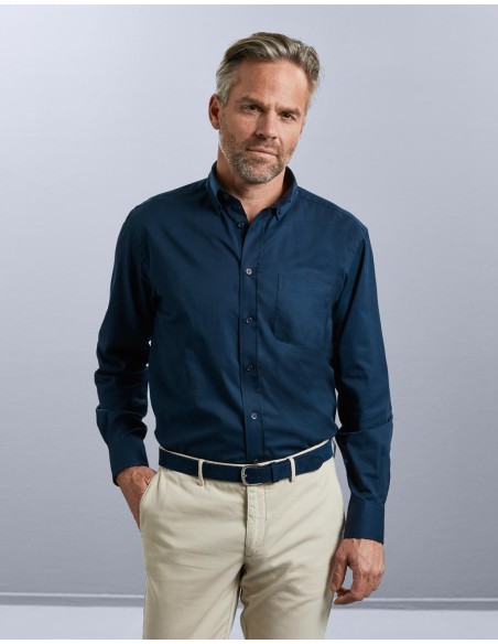 Long Sleeve Classic Twill Shirt5