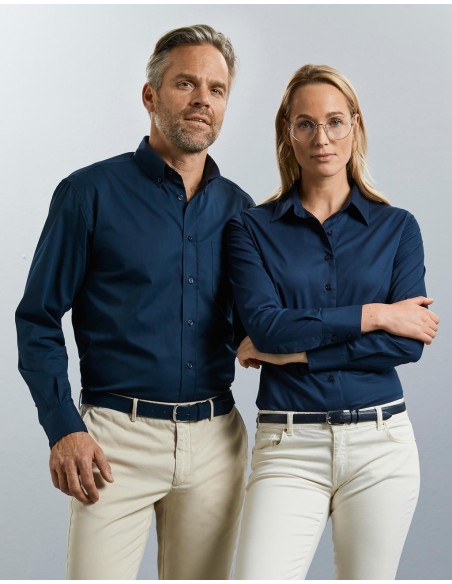 Long Sleeve Classic Twill Shirt8