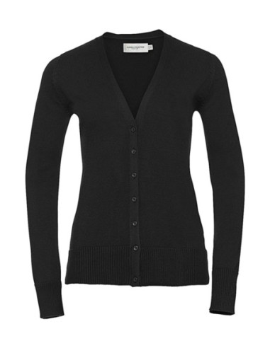 Ladies V-Neck Knitted Cardigan1