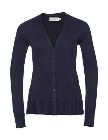Ladies V-Neck Knitted Cardigan2