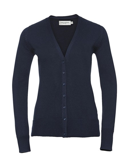 Ladies V-Neck Knitted Cardigan2